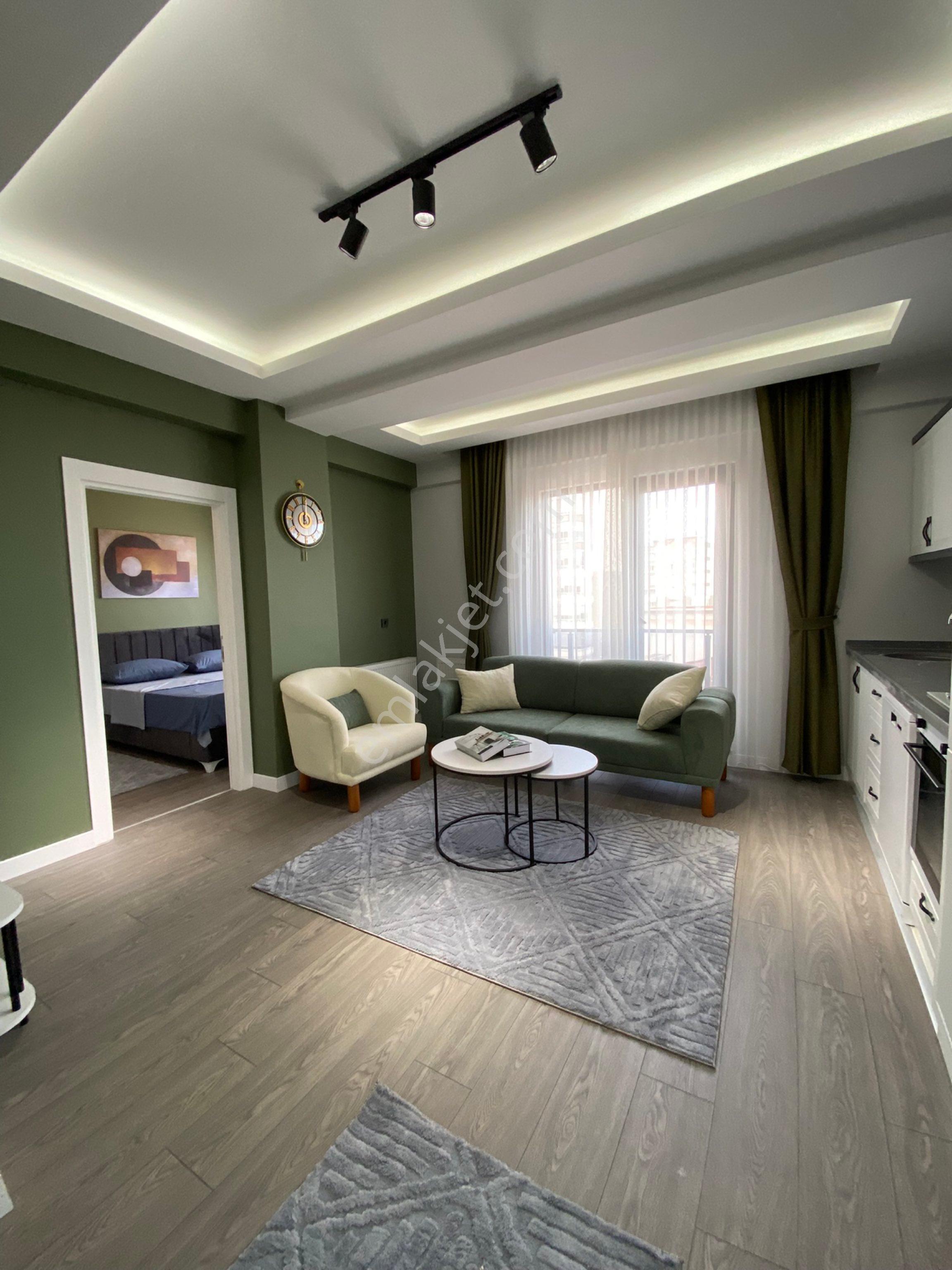 Atakum Yenimahalle’de Full Deniz Manzaralı Sıfır Lüks Kiralık Eşyalı 1+1 - Görsel 8