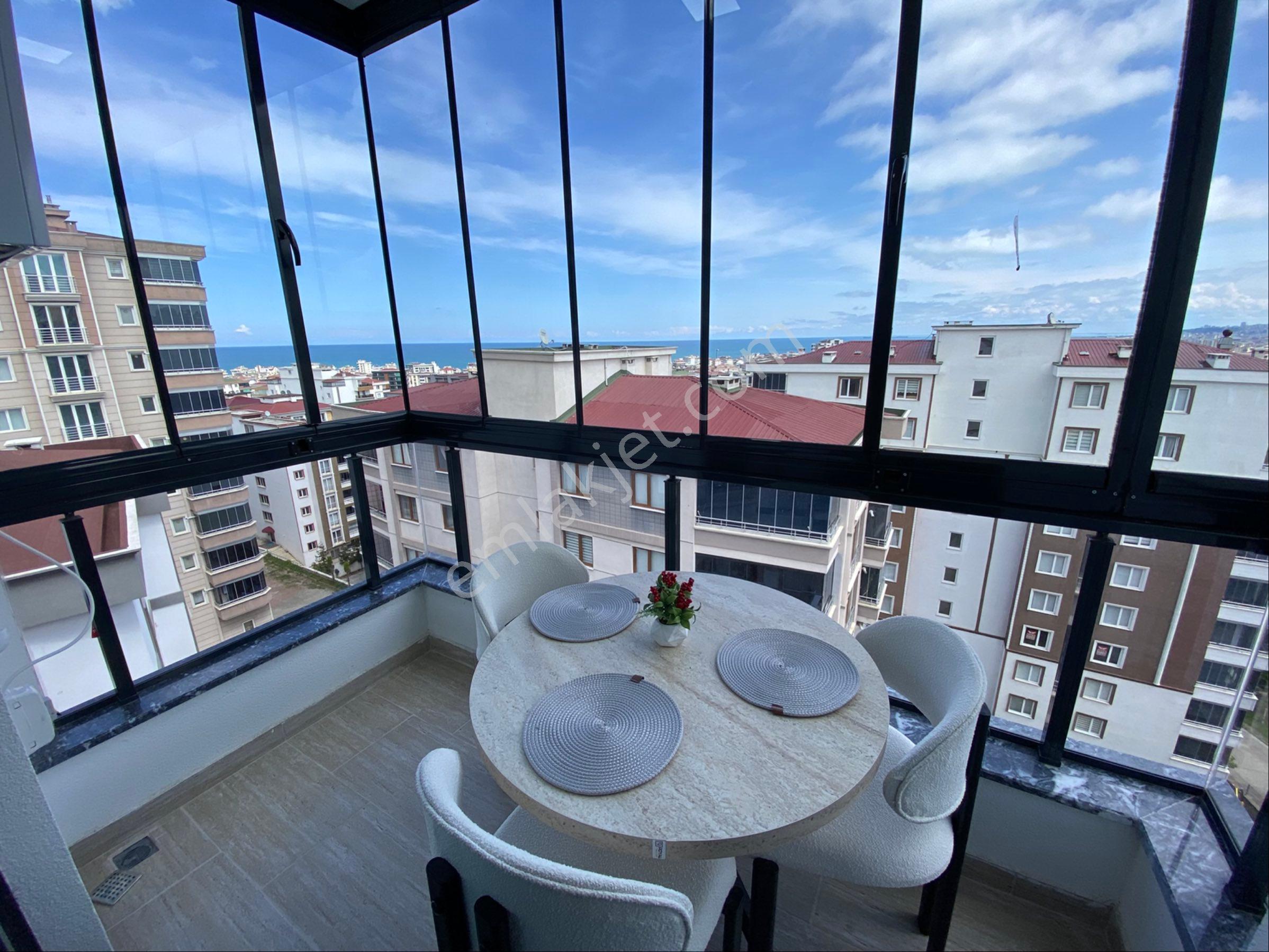 Atakum Yenimahalle’de Full Deniz Manzaralı Sıfır Lüks Kiralık Eşyalı 1+1 - Görsel 15