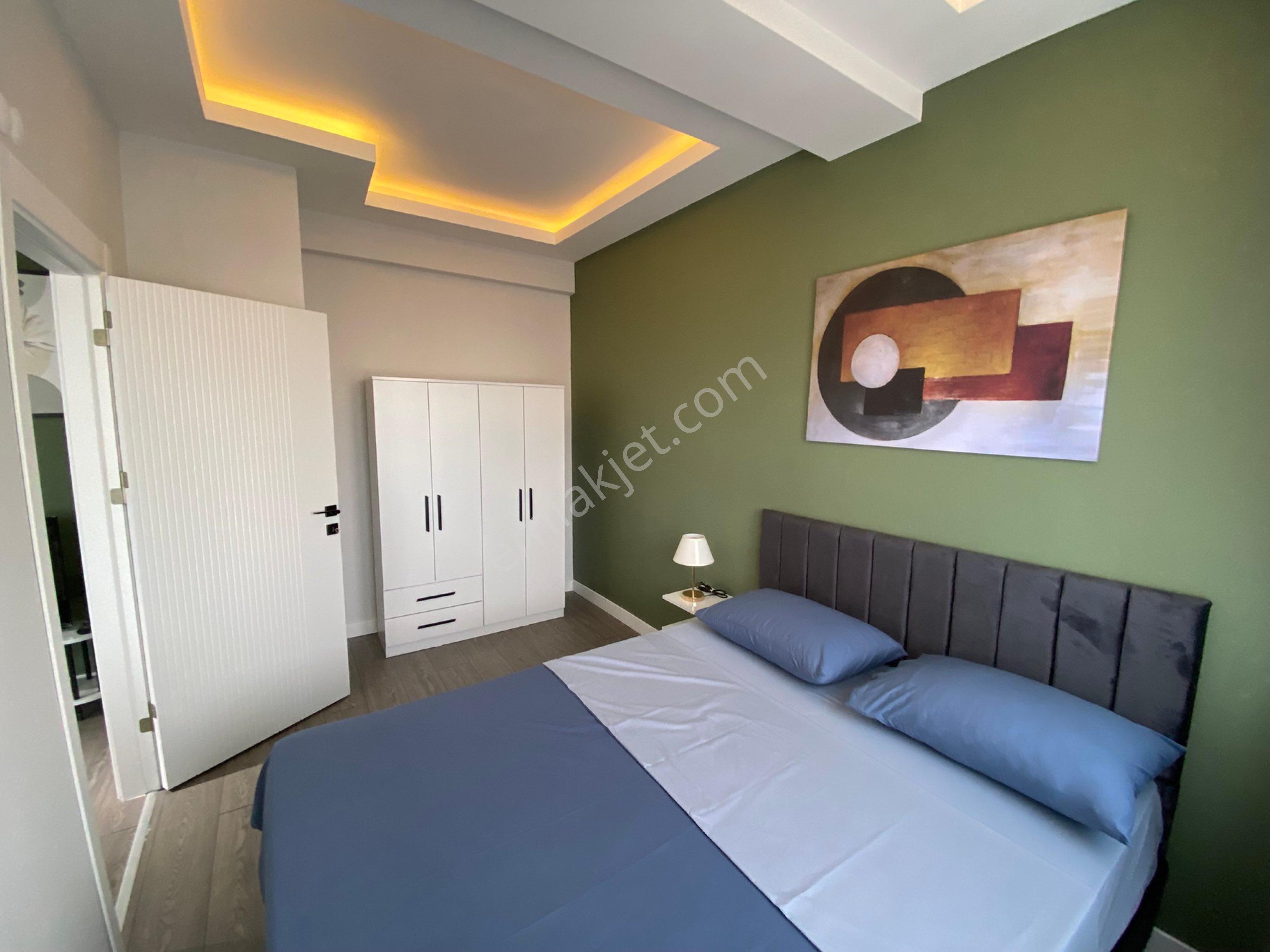 Atakum Yenimahalle’de Full Deniz Manzaralı Sıfır Lüks Kiralık Eşyalı 1+1 - Görsel 14