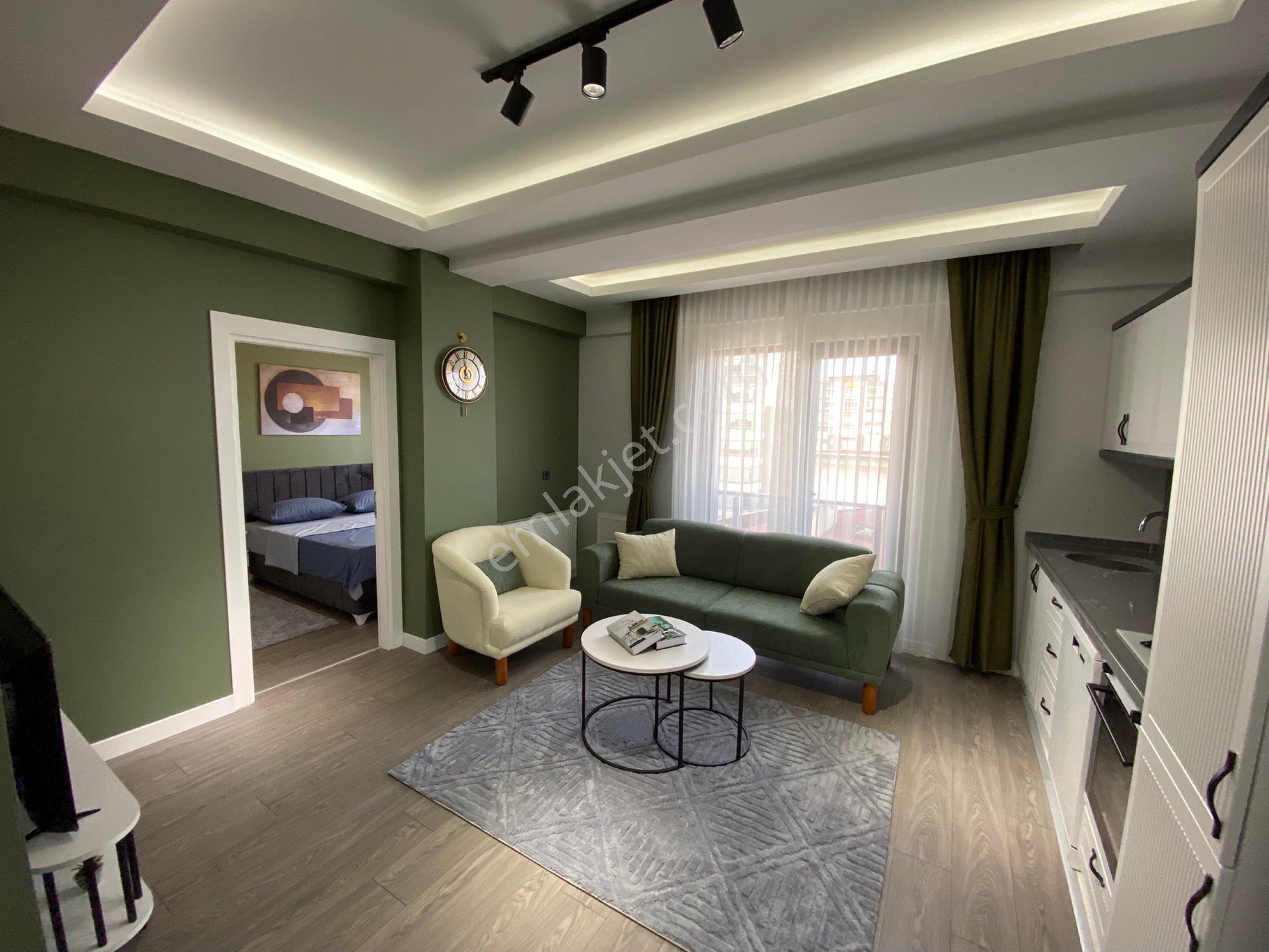 Atakum Yenimahalle’de Full Deniz Manzaralı Sıfır Lüks Kiralık Eşyalı 1+1 - Görsel 7