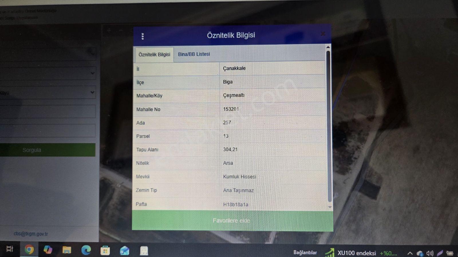 Çanakkale Biga Çeşmealtı 257 Ada 13 Ve 11 Parsel 304m2 Arsalar - Görsel 3