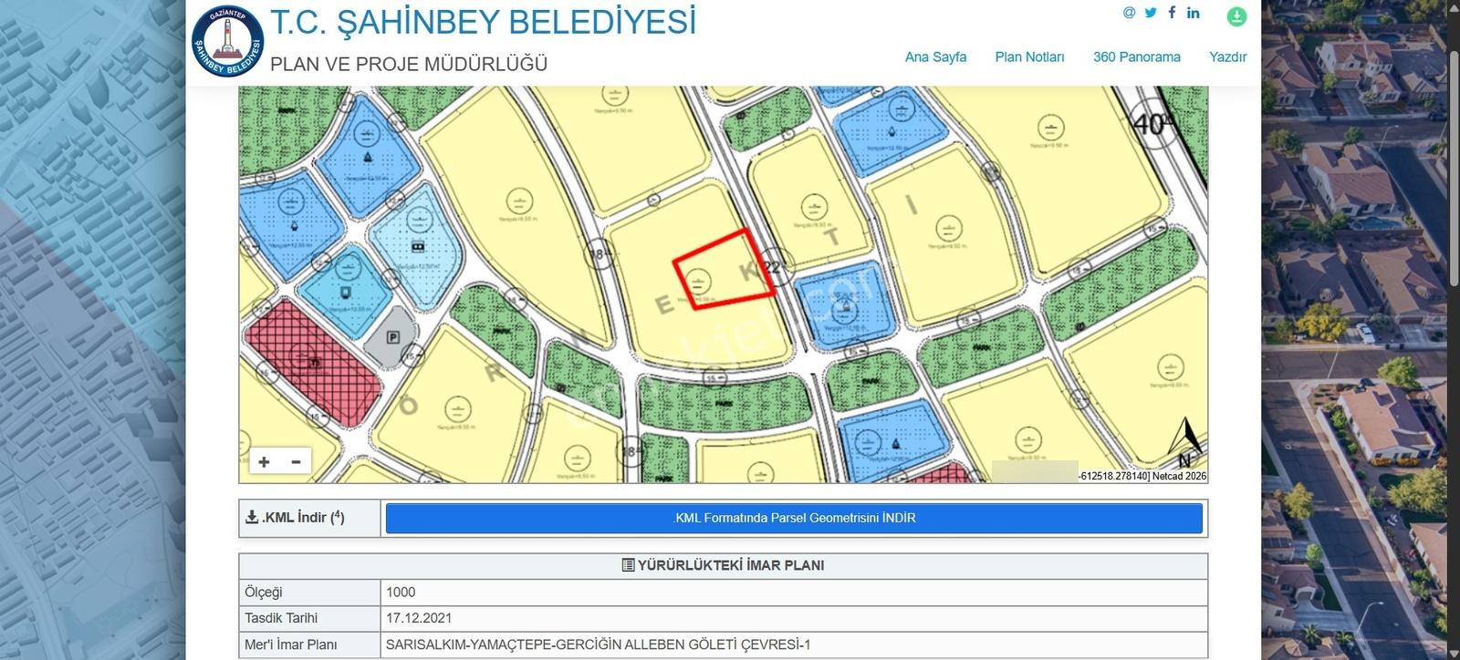 Aktif'den Sarısalkım'da Satılık Villa Arsası...