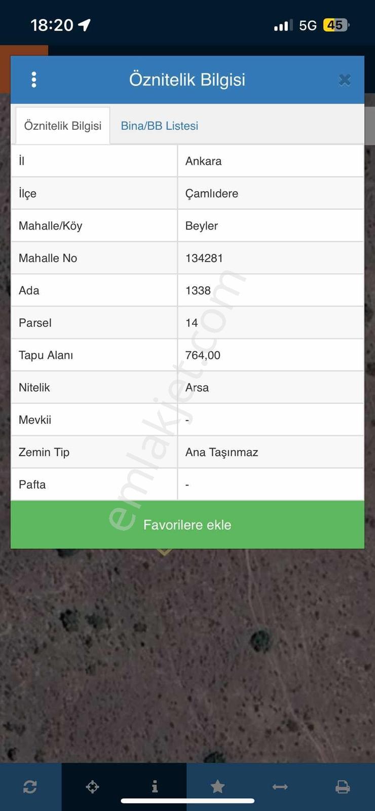 Myg'den Çamlıdere Beyler Turizm İmarlı 764m2 Tek Tapu Arsa - Görsel 20