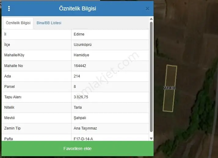 Edirne Uzunköprü Hamidiyede Ana Yola Yakın 511 M² Satılık Tarla - Görsel 2