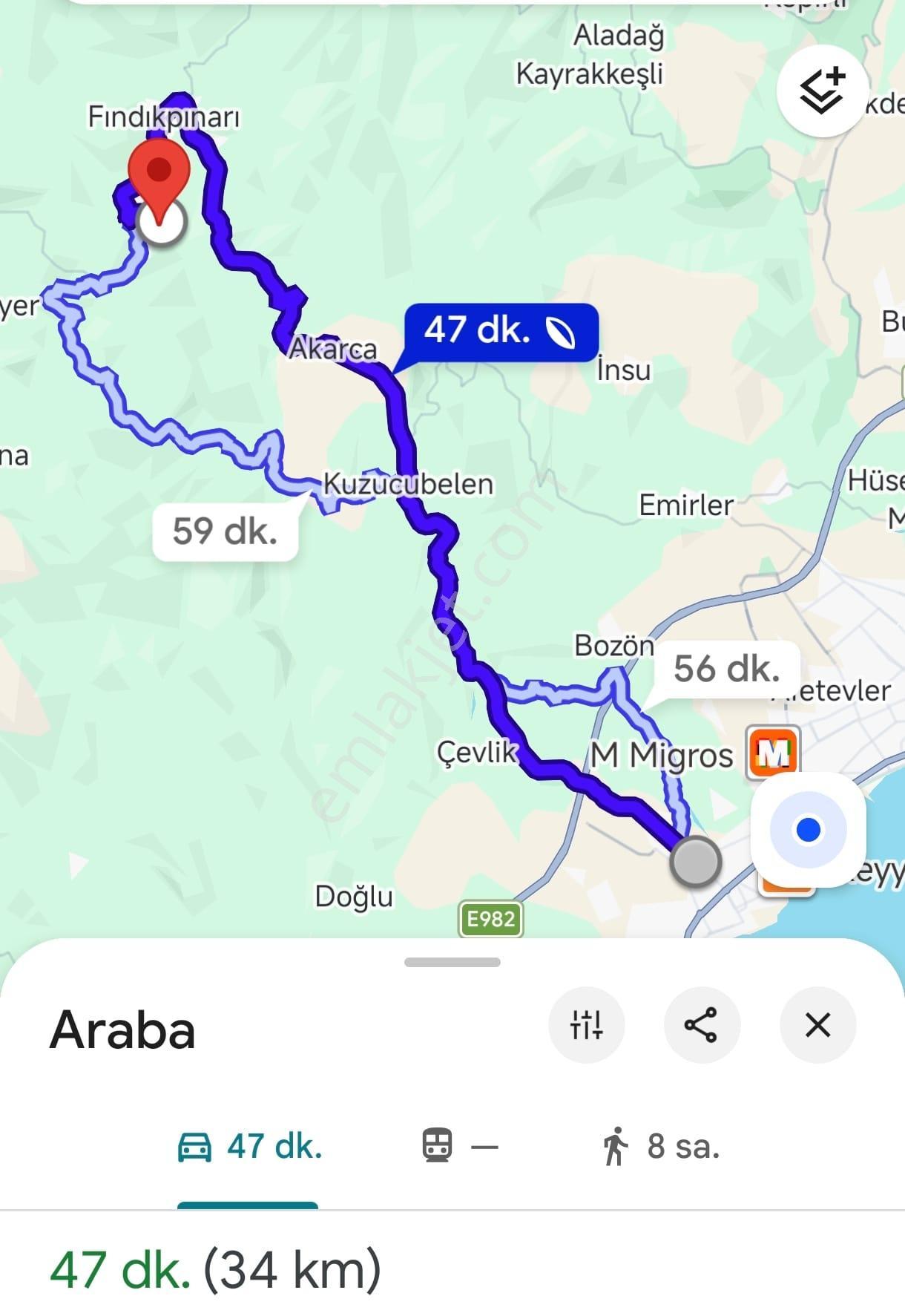 Mersin Mezitli Fındıkpınarı Yaylası'nda Çok Amaçlı Kullanılabilir Tarım Arazisi - Görsel 8