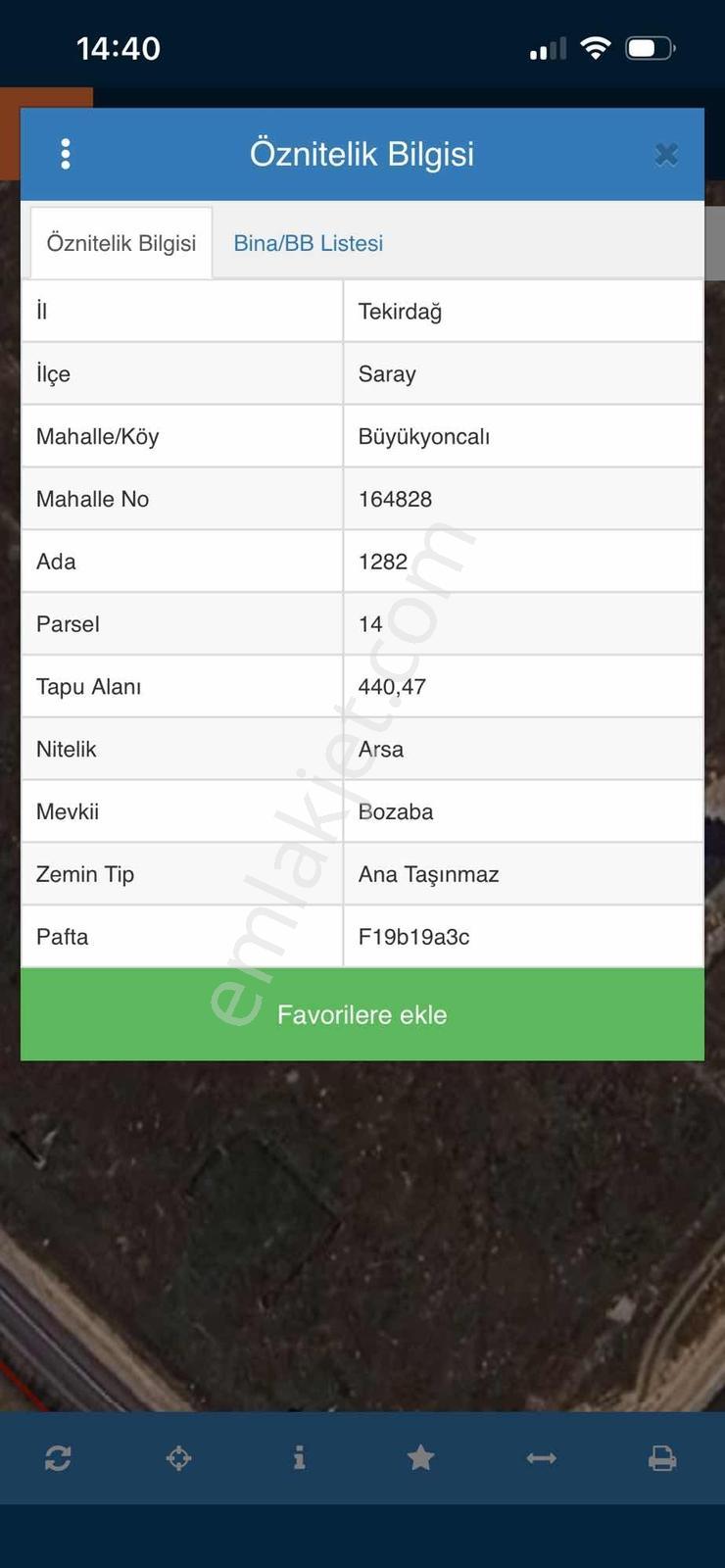 Tekirdağ Saray Büyük Yoncalı'da 440 Metre² Satılık Arsa - Görsel 10