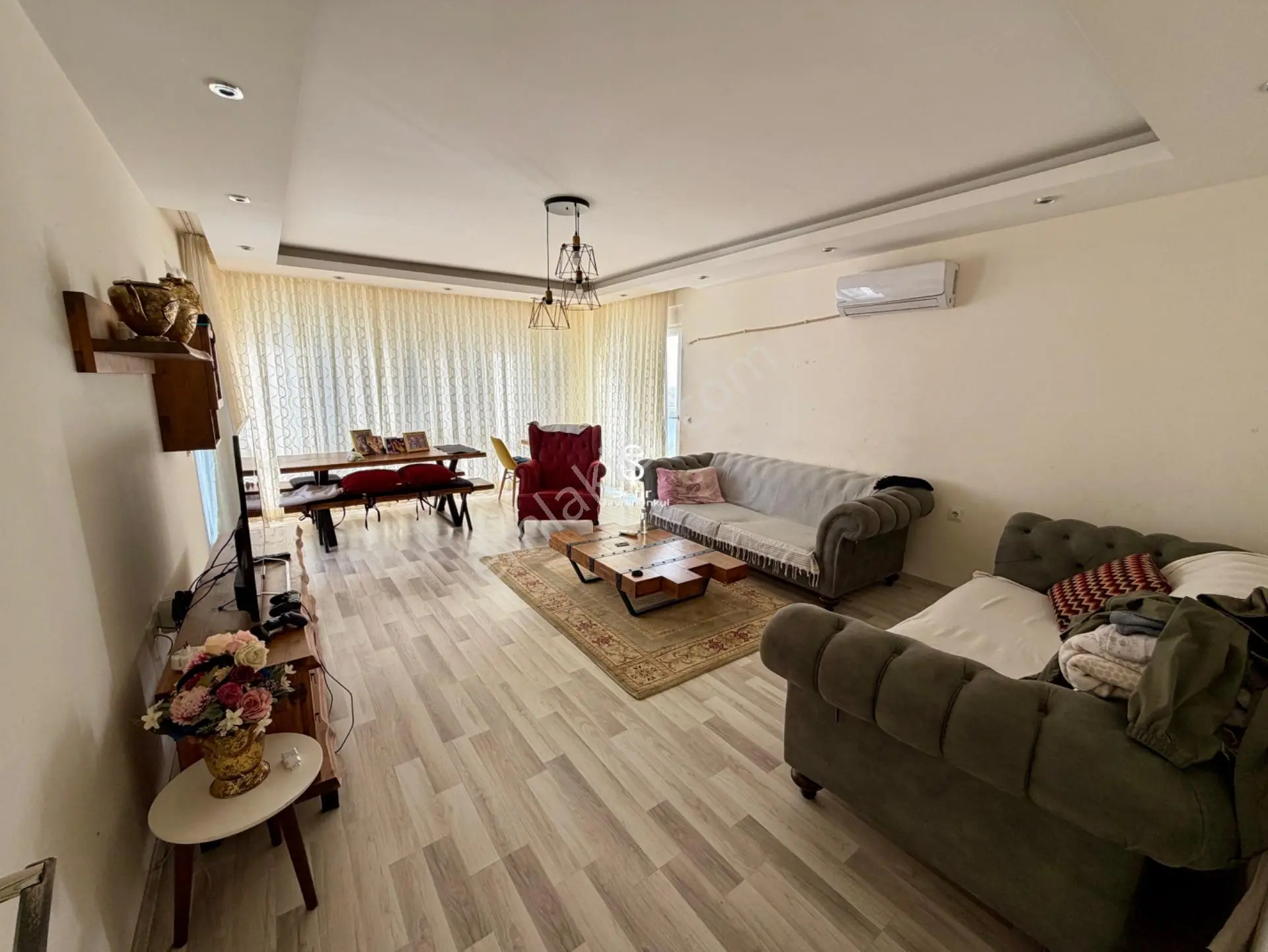 Alanya Kestel'de Denize 400 Metre 3+1 Ayrı Mutfak Satılık Daire - Görsel 2