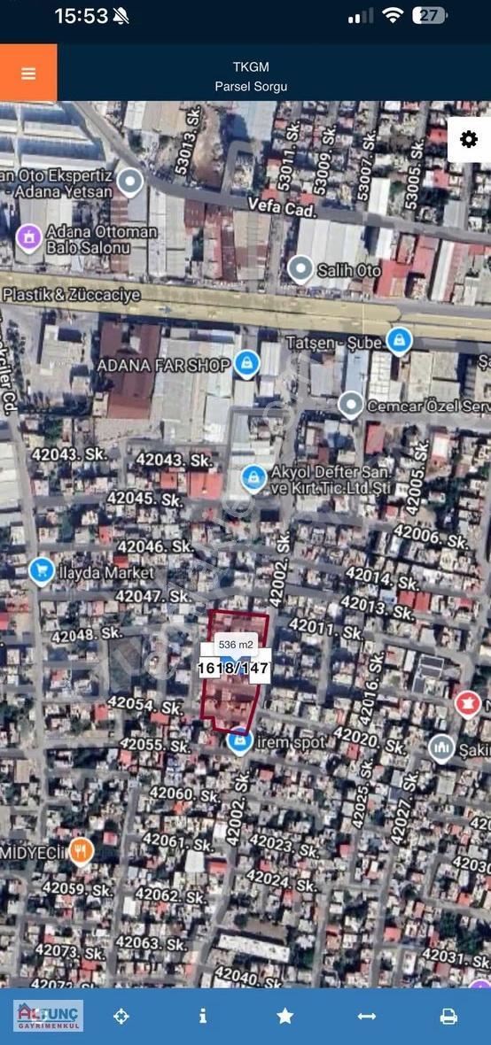 Adana Merkez E-5 Otoyoluna Yakın 536 M2 Ticari Konut - Görsel 2