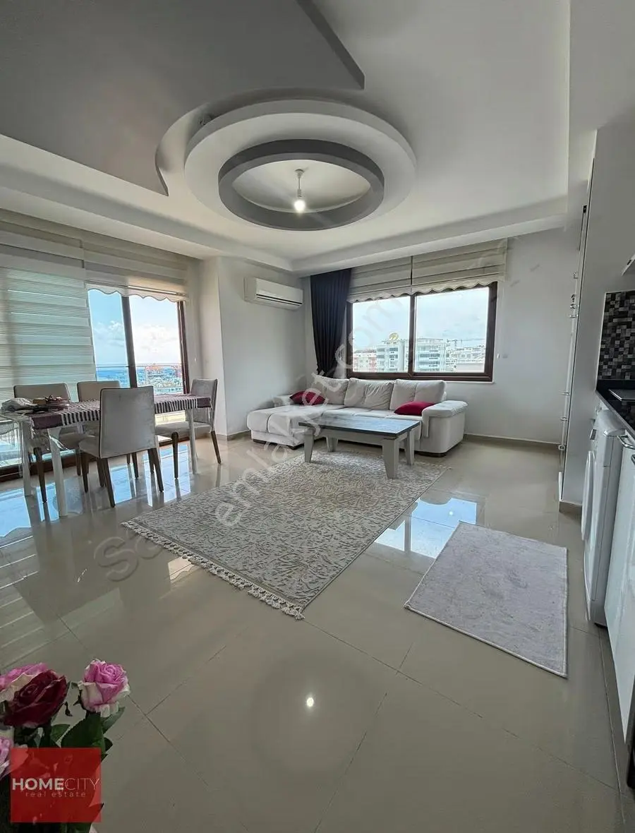 Alanya Mahmutlar 2+1 90m2 Eşyalı Deniz Manzaralı Aktiviteli - Görsel 3