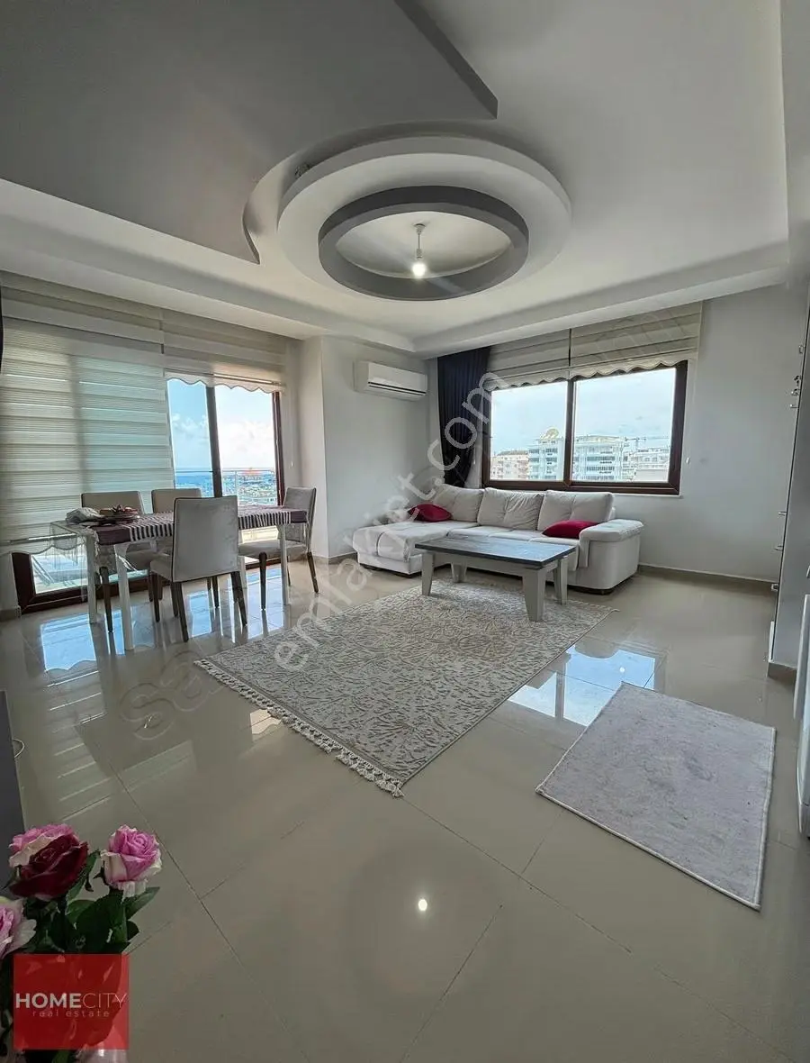 Alanya Mahmutlar 2+1 90m2 Eşyalı Deniz Manzaralı Aktiviteli - Görsel 28
