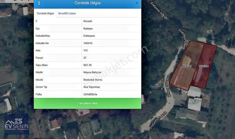 Kartepe Eşmede Göl Mnz. Satılık 700 M2 Kapalı Alan,ev Ve Arazi - Görsel 17