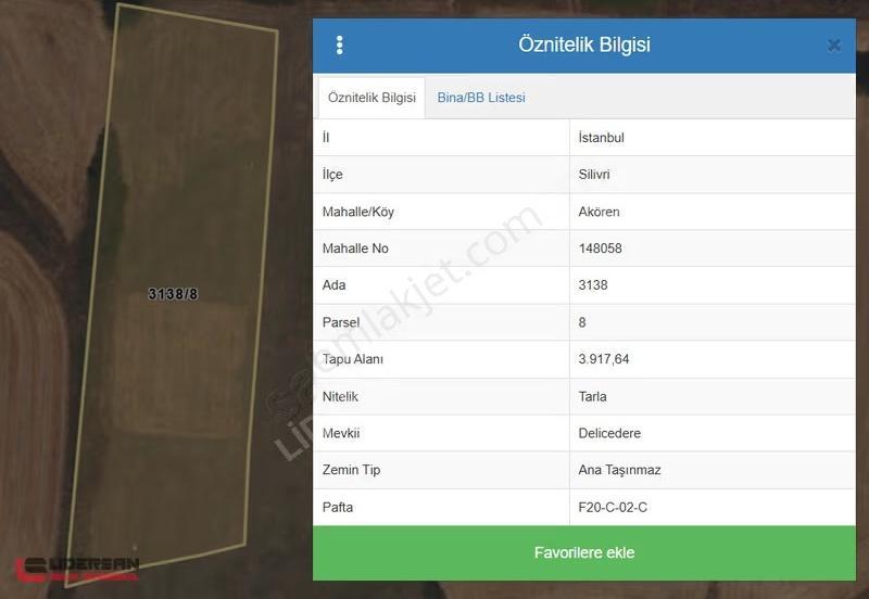 Silivri Akören'de 979 M² Satılık Tarla - Yatırım Fırsatı - Görsel 4