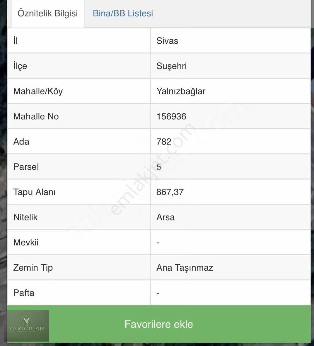 Yatırım Fırsatı! Ebubekir Camii Yanında 867 M² Arsa -