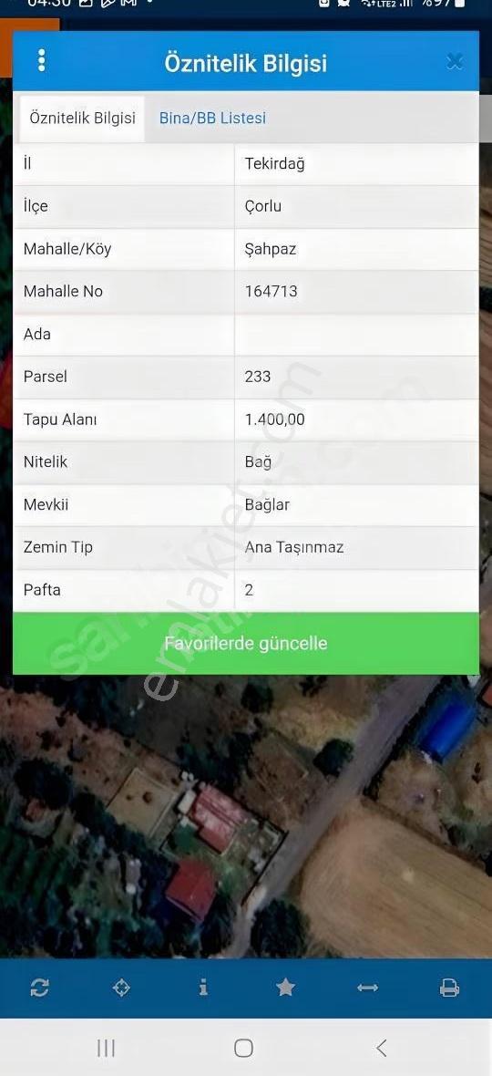 Fırsat Firsat Şahbaz Da 1400 M2 Mukemmel Bag Yeri - Görsel 3