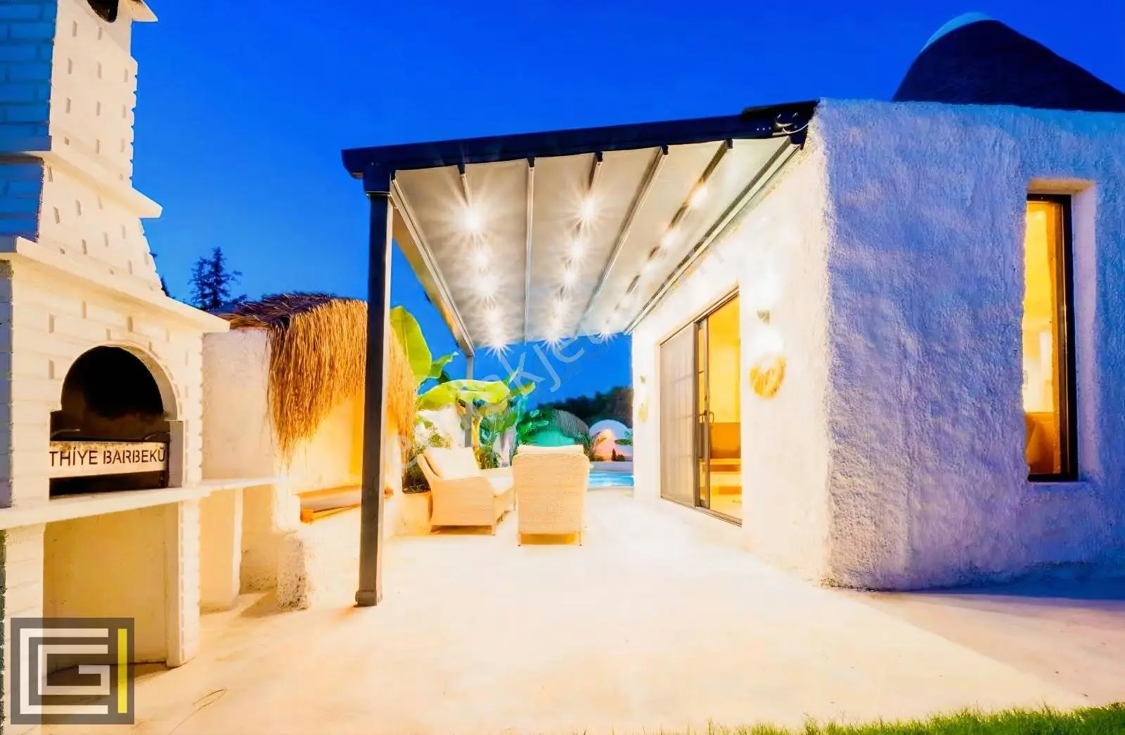 Fethiye Yanıklar Mahallesinde Müstakil Havuzlu 2+1 Kiralık Villa - Görsel 2