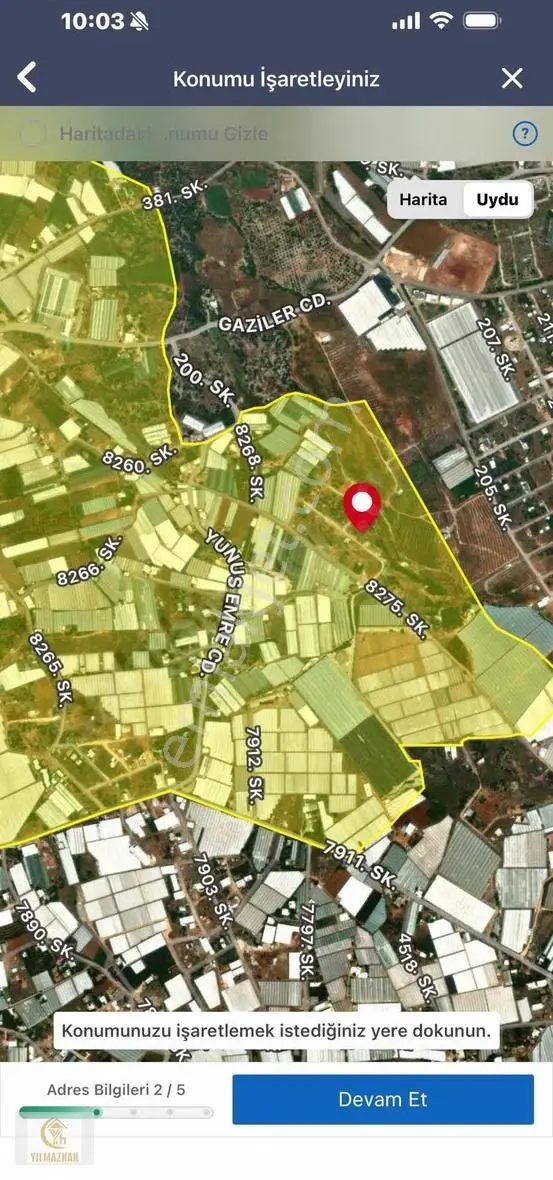 Altıayak Mahallesi 7 Kata İmarlı Bitişik Nizam 329 Mt - Görsel 2