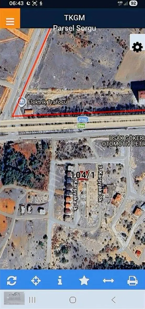 Sancak Şehire İzmir Yoluna Gülistan Sitesine Yakın Satılık Arsa - Görsel 3
