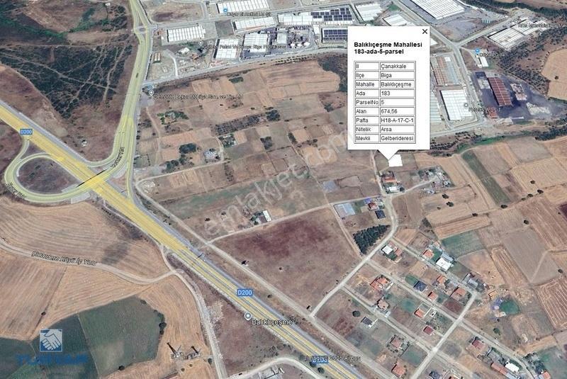 Çanakkale Biga Balıklıçeşme Organize Sanayi Bölgesi Satılık Arsa - Görsel 5