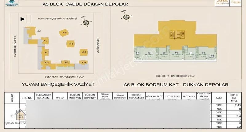 Yuvam Bahçeşehir Sitesinde İşlek Konumda Fırsat 275 M2 İşyeri - Görsel 4