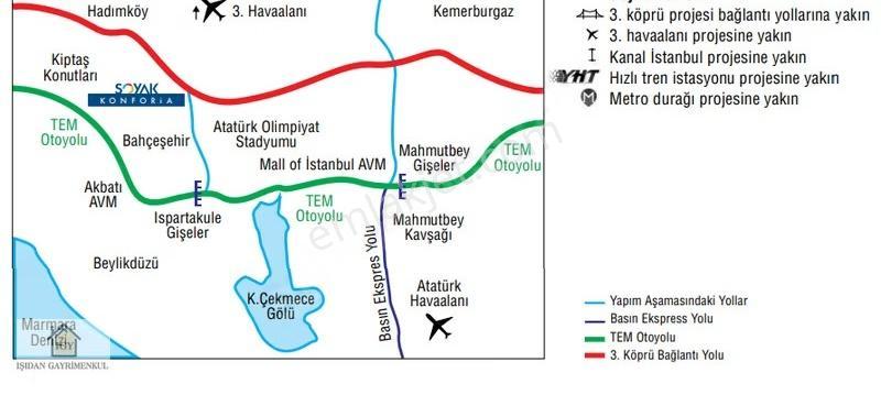 Soyak Konforia Projesinde Satılık Ara Kat Fırsat Büyük Tip 3+1 - Görsel 4