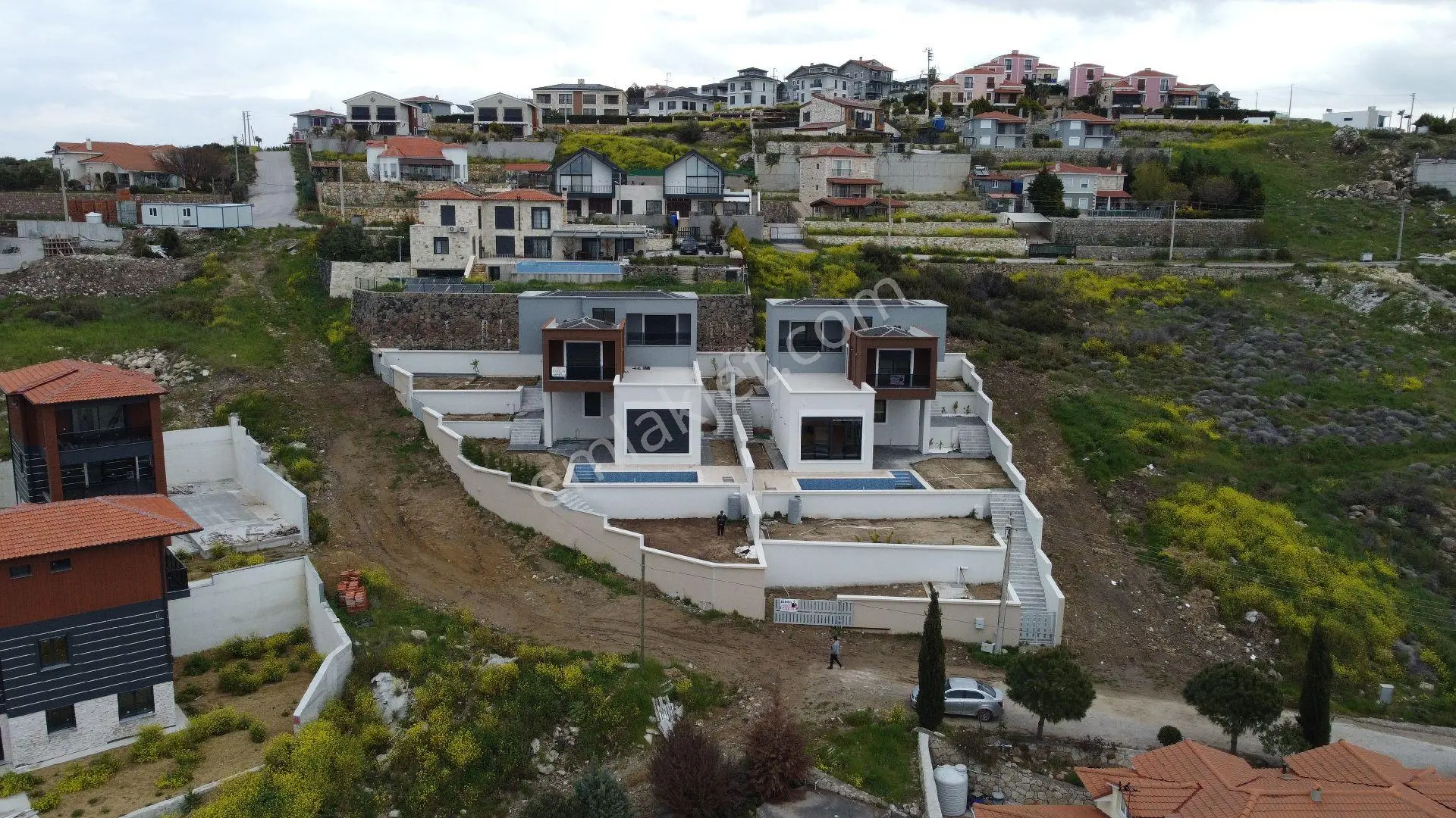 Doğa & Deniz Manzaralı | 5+1 Köşe Villa | Foçaköy’de Fırsat - Görsel 4