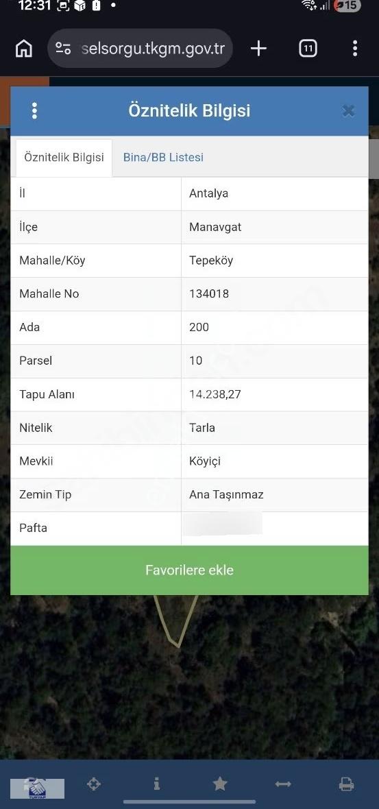 Manavgat Tepeköy'de Yolu Mevcut, Denize Yakın Müstakil Tek Tapu!