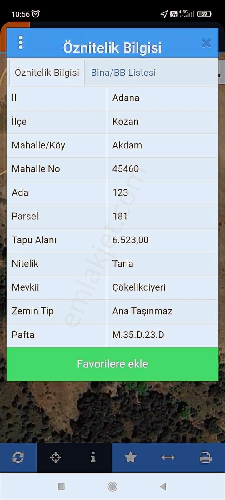Akdam Mahallesi Çökelikciyeri Mevkii Satılık Tarla - Görsel 16