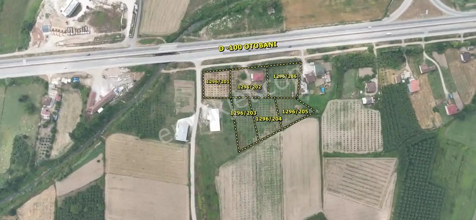 Sakarya Hendek 2. Osb Önü D100e Cepheli Arsalar