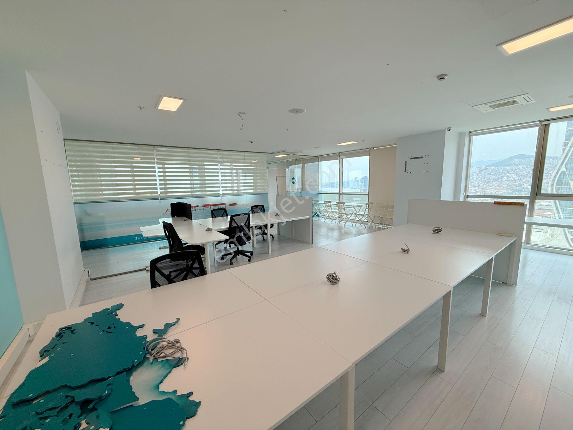 Novus Towers'da Kiralık 19.kat 140m² Balkonlu Deniz Cephe Ofis - Görsel 14