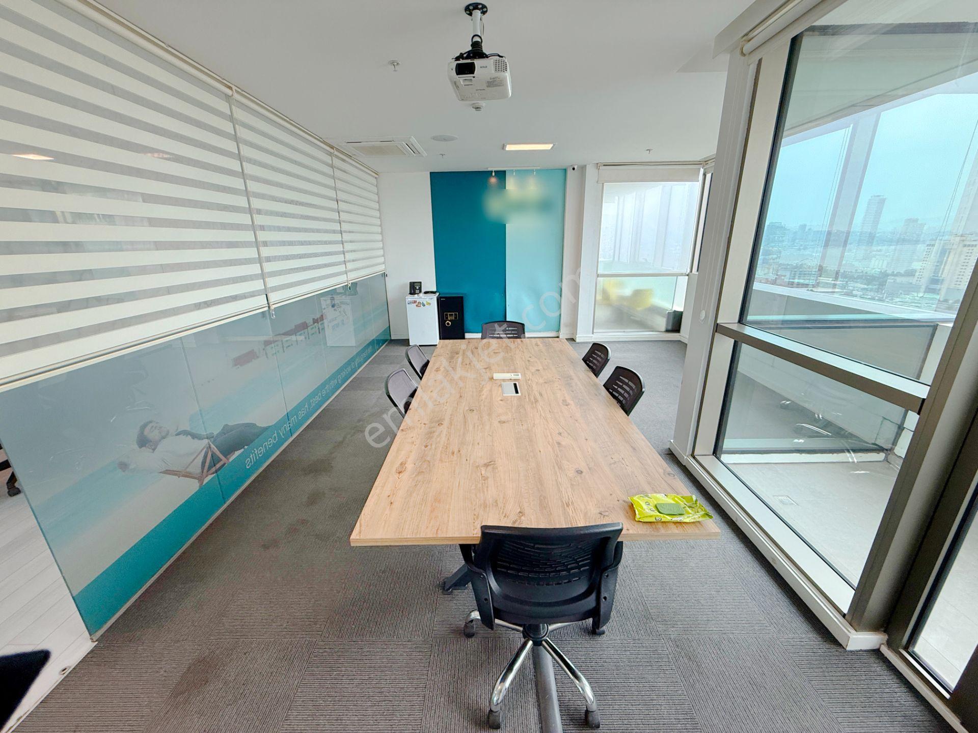Novus Towers'da Kiralık 19.kat 140m² Balkonlu Deniz Cephe Ofis - Görsel 15