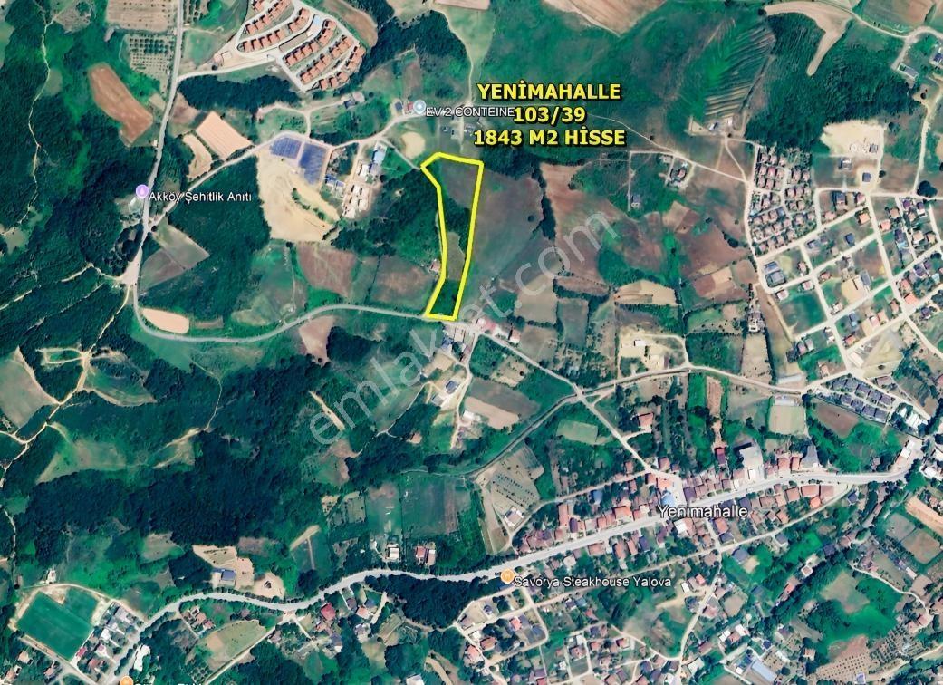 Turyap Aydemirden Termal Y.mahallede İmarlı 1843 M2 Hisseli Arsa - Görsel 6