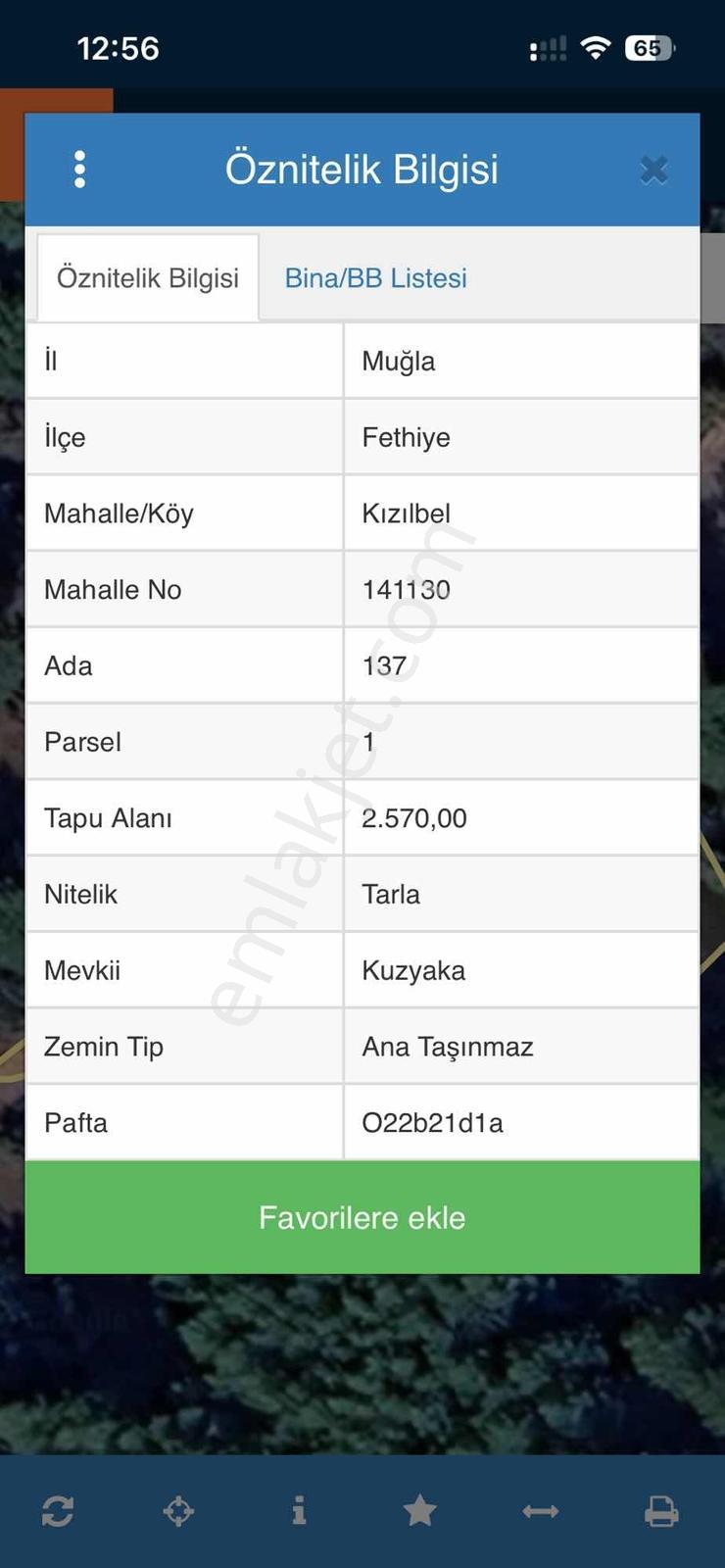 Fethiye Kızılbel'de Satılık 2 Adet Müstakil Tapulu Tarla - Görsel 2