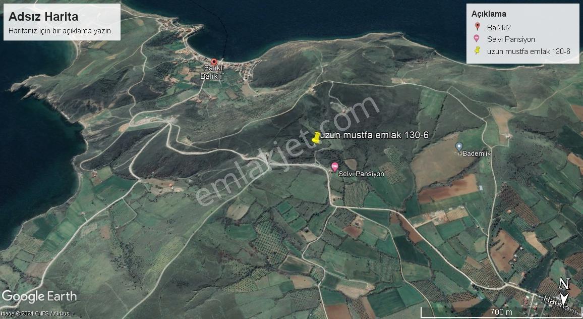 Erdek Paşalimanı Adası Balıklı Mahallesin De Satılık Tarla - Görsel 12