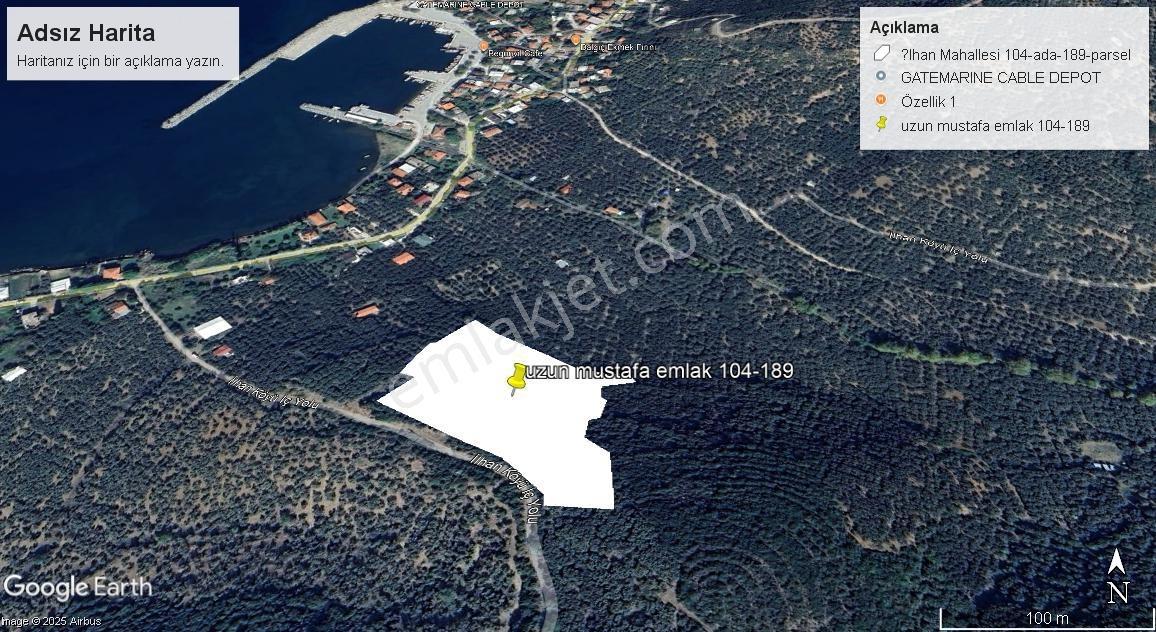 Erdek İlhanlar Da Deniz Manzaralı Satılık Zeytinlik - Görsel 8