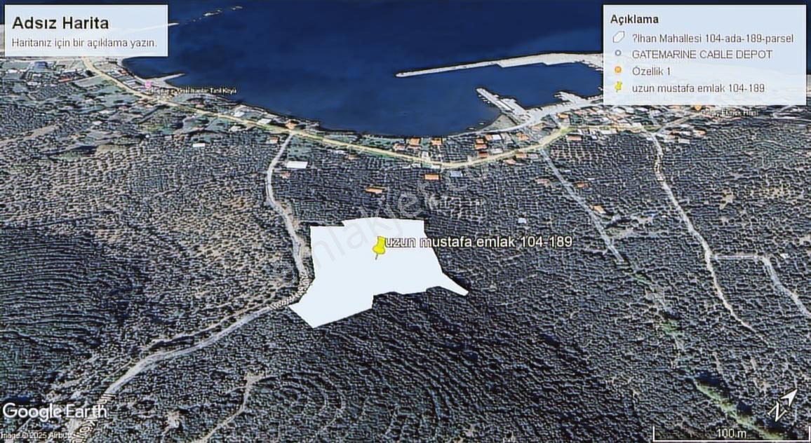 Erdek İlhanlar Da Deniz Manzaralı Satılık Zeytinlik - Görsel 6