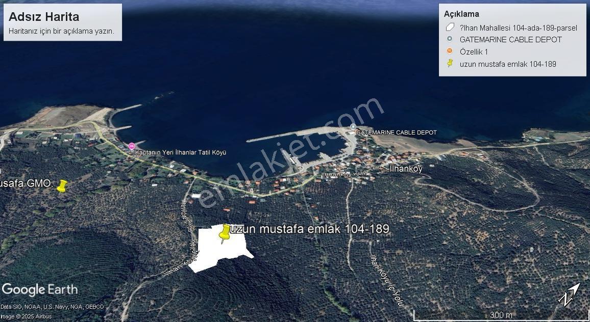 Erdek İlhanlar Da Deniz Manzaralı Satılık Zeytinlik - Görsel 7