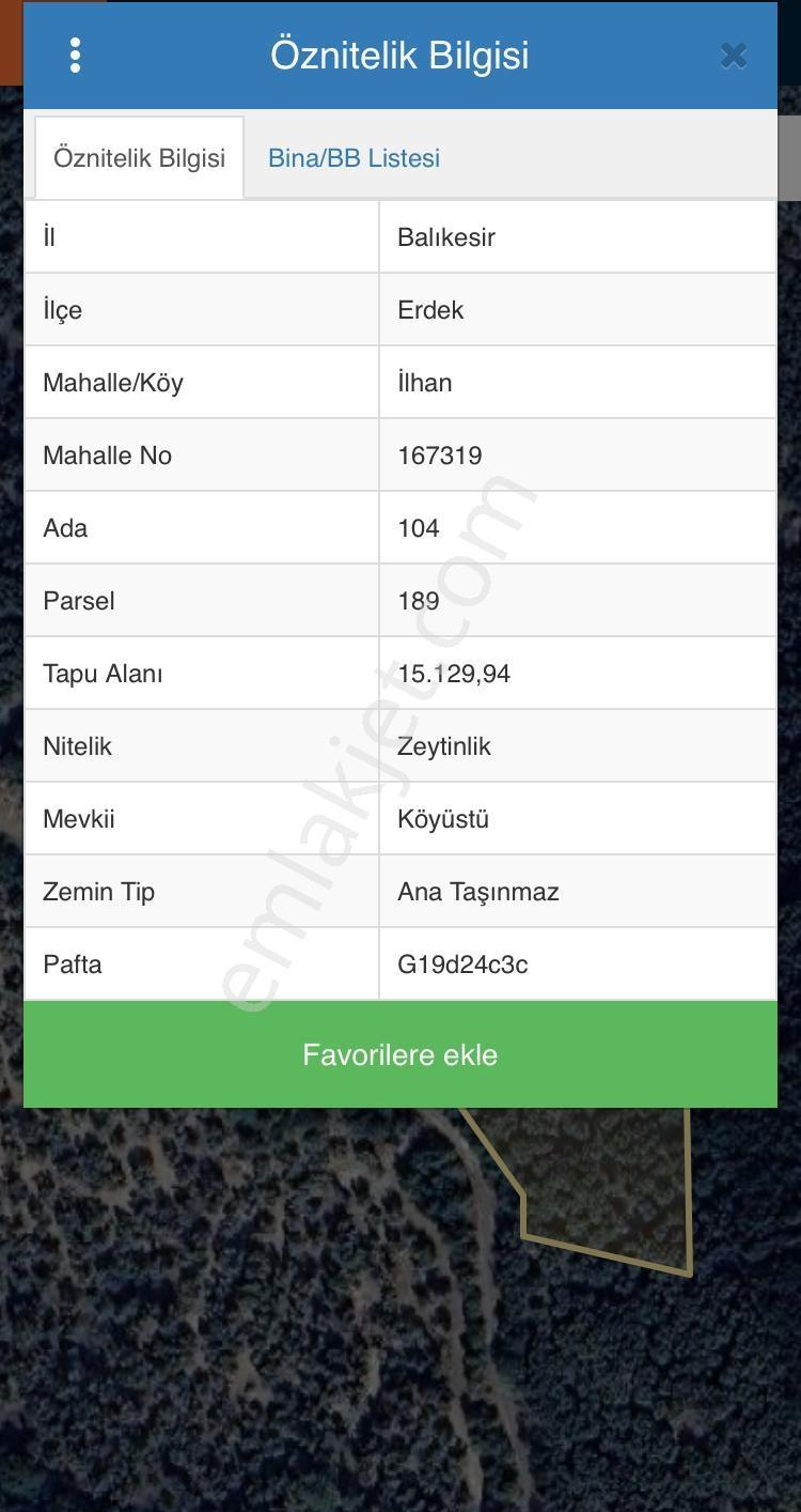 Erdek İlhanlar Da Deniz Manzaralı Satılık Zeytinlik - Görsel 2