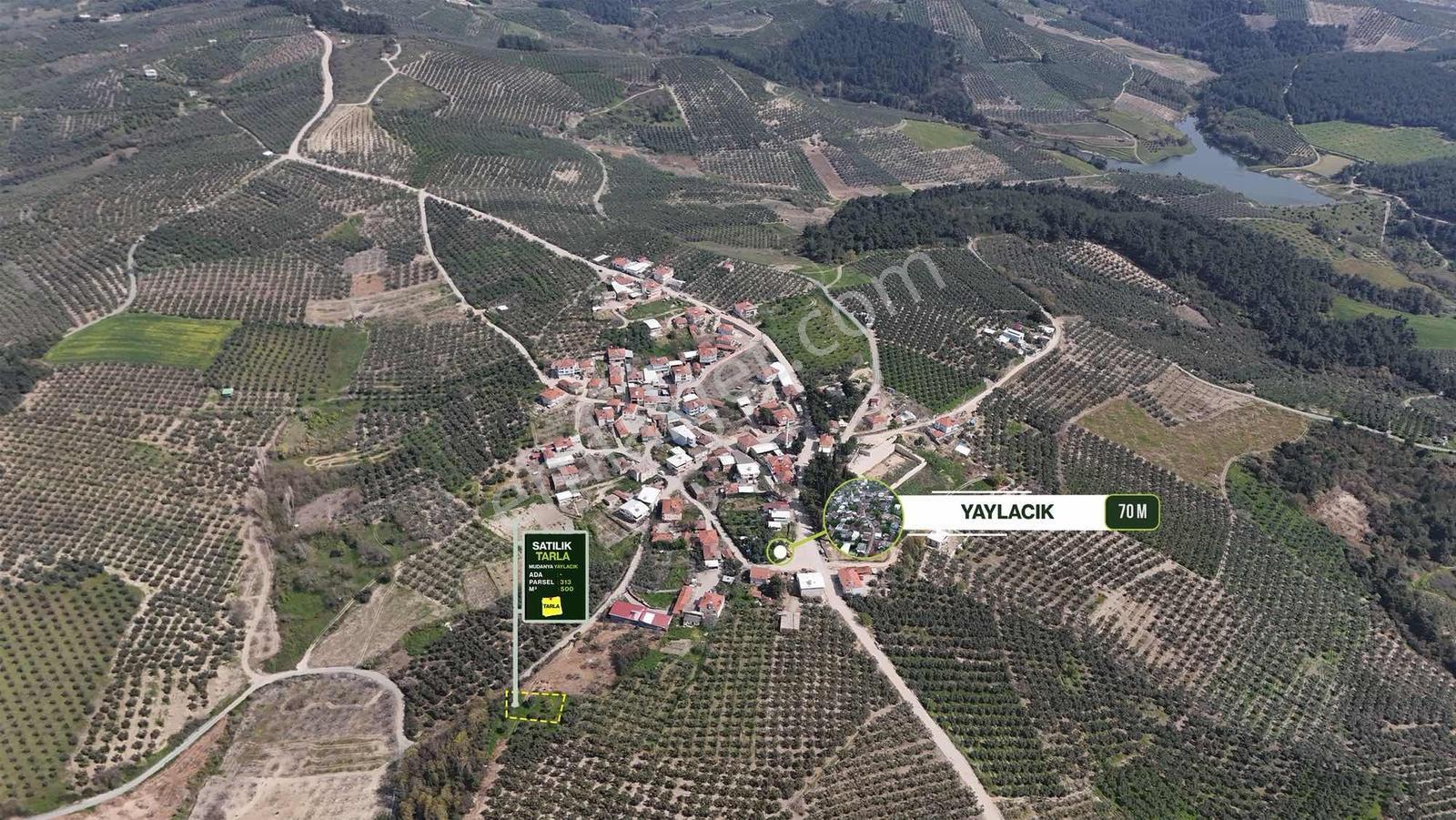 Expert'ten Mudanya Yaylacıkta Köye Komşu 500 M² Satılık Tarla - Görsel 7