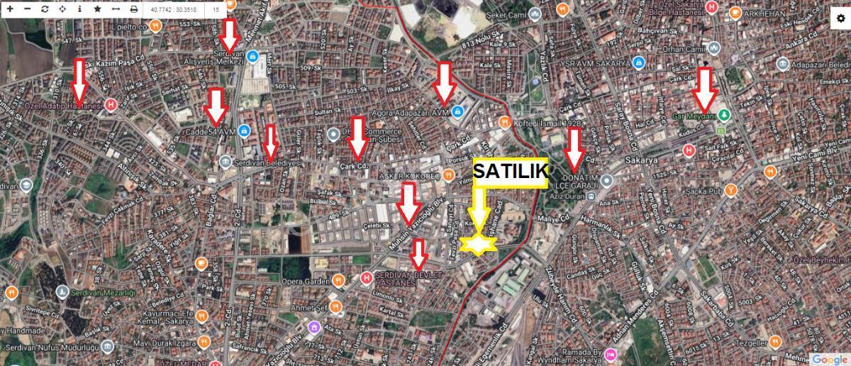 Sakarya Serdivan İstiklalde 4 Katlı Satılık Müstakil Apartman - Görsel 27