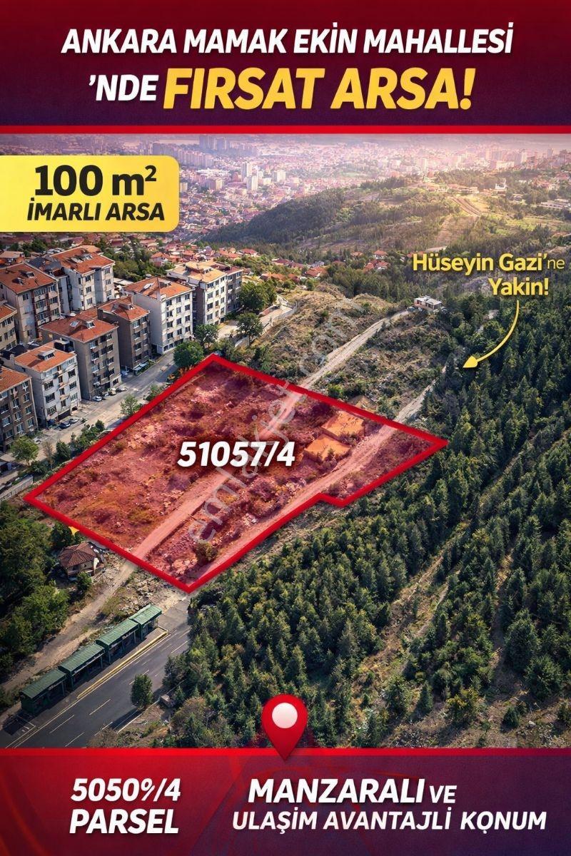 Marka İnşaat Emlak Ekin Mahallesi 100 M² İmarlı Arsa Kupon Fırsa