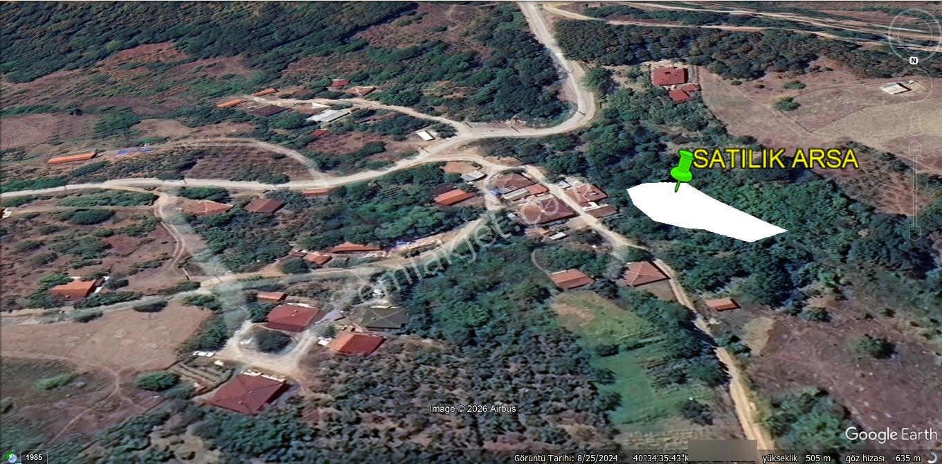 Geyve Akıncıda Muhteşem Manzaralı %40 İmarlı Satılık Arsalar - Görsel 8