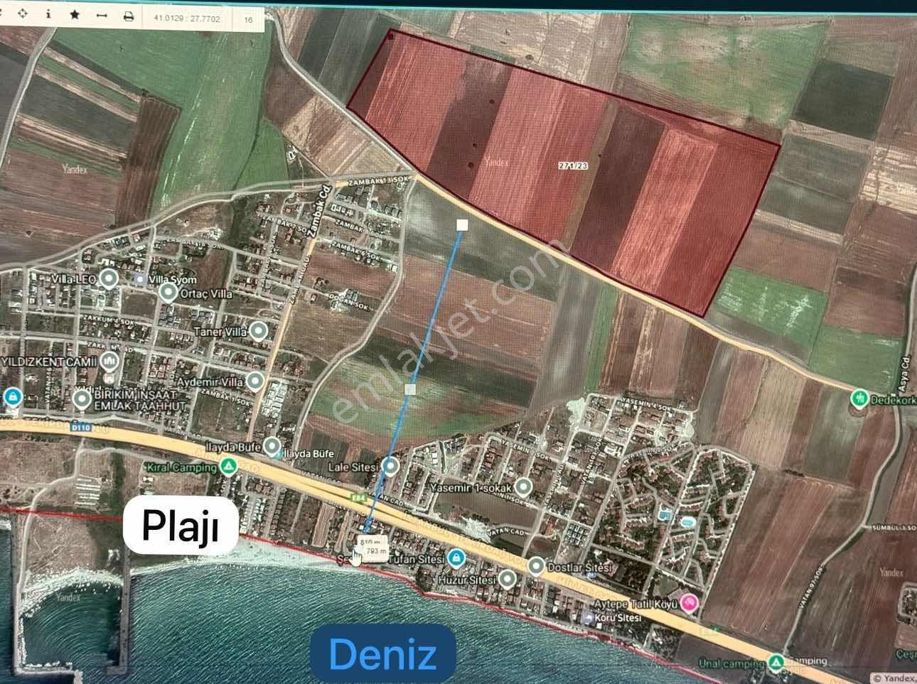 Çeşmeli Mah. İmara Sınır Deniz Manzaralı Satılık Arsa - Görsel 14