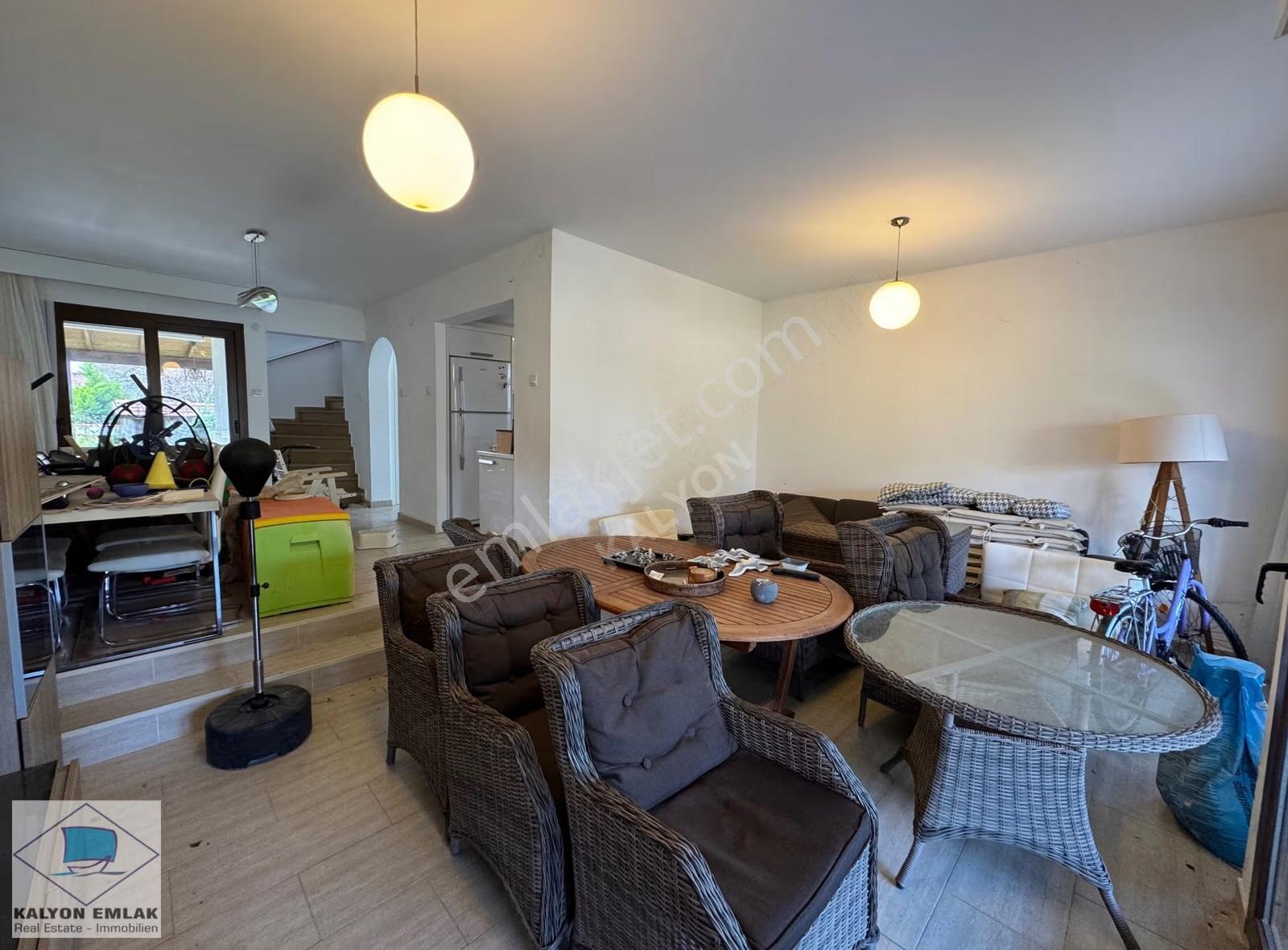 Kalyon'dan Ilıca Şantiye'de Yıllık Kiralık Plaja 500 Metre Villa - Görsel 28