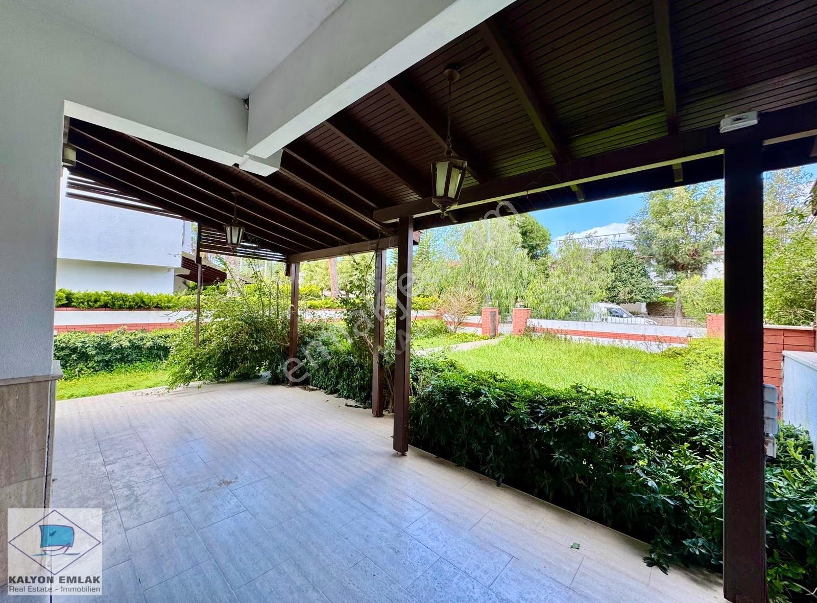 Kalyon'dan Ilıca Şantiye'de Yıllık Kiralık Plaja 500 Metre Villa - Görsel 22