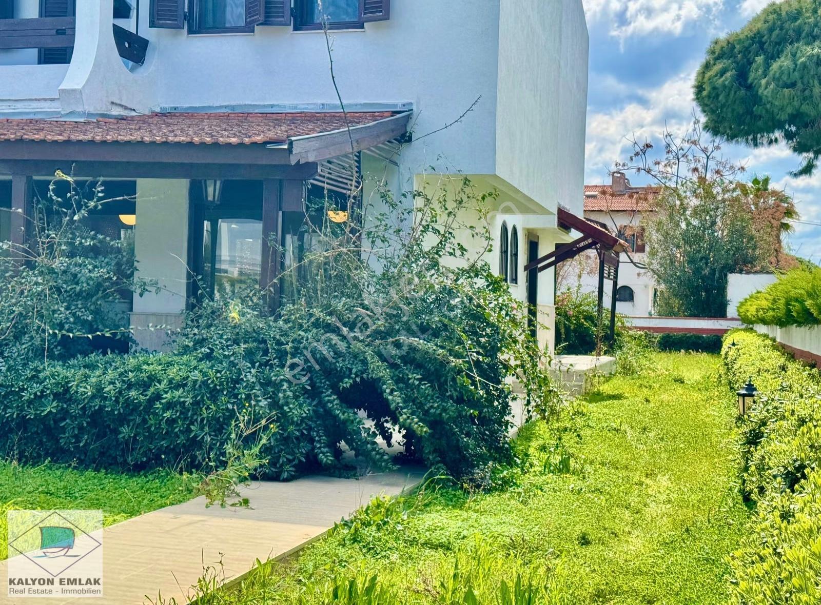 Kalyon'dan Ilıca Şantiye'de Yıllık Kiralık Plaja 500 Metre Villa - Görsel 19