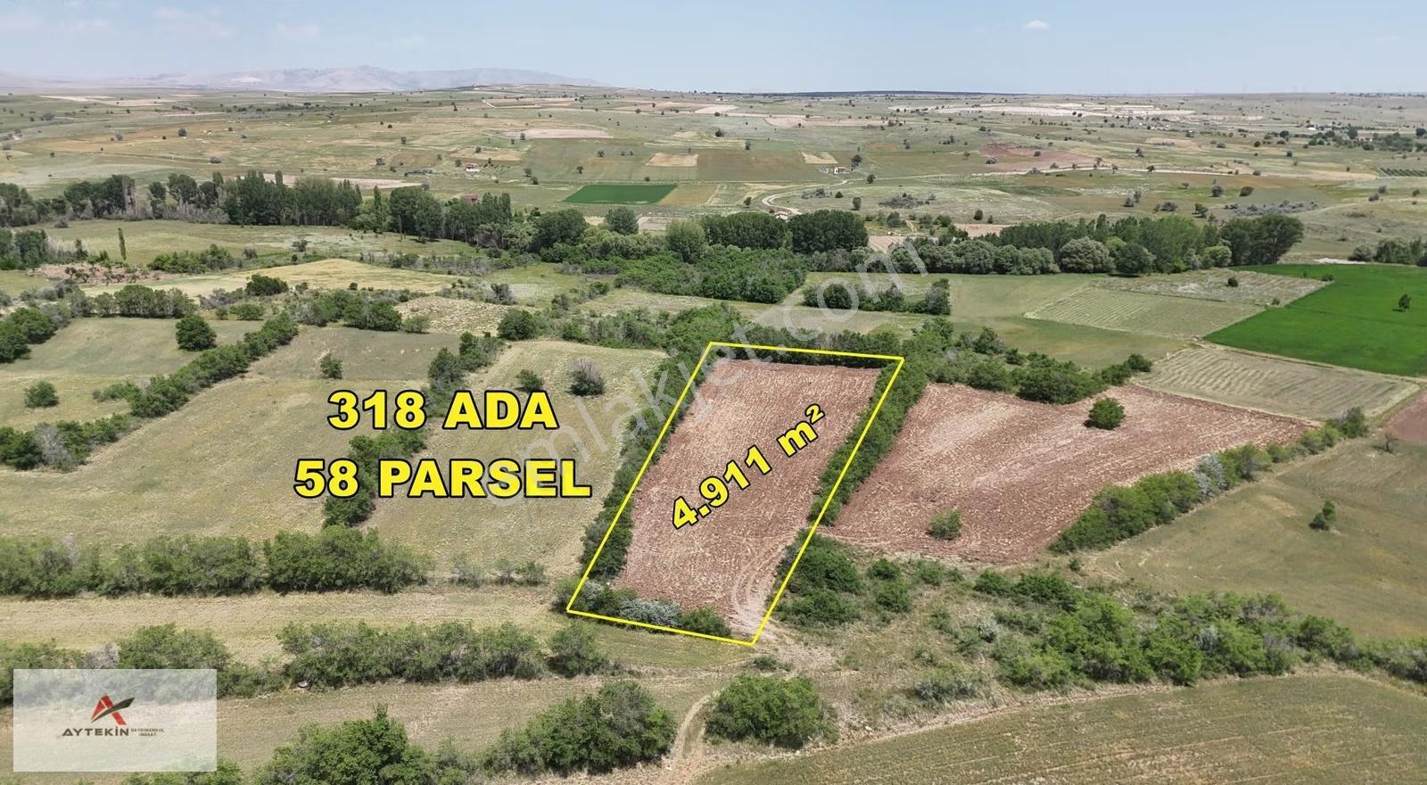 Akören Tülce Mahallesinde 4.911 M² Müstakil Tapulu Tarla - Görsel 2