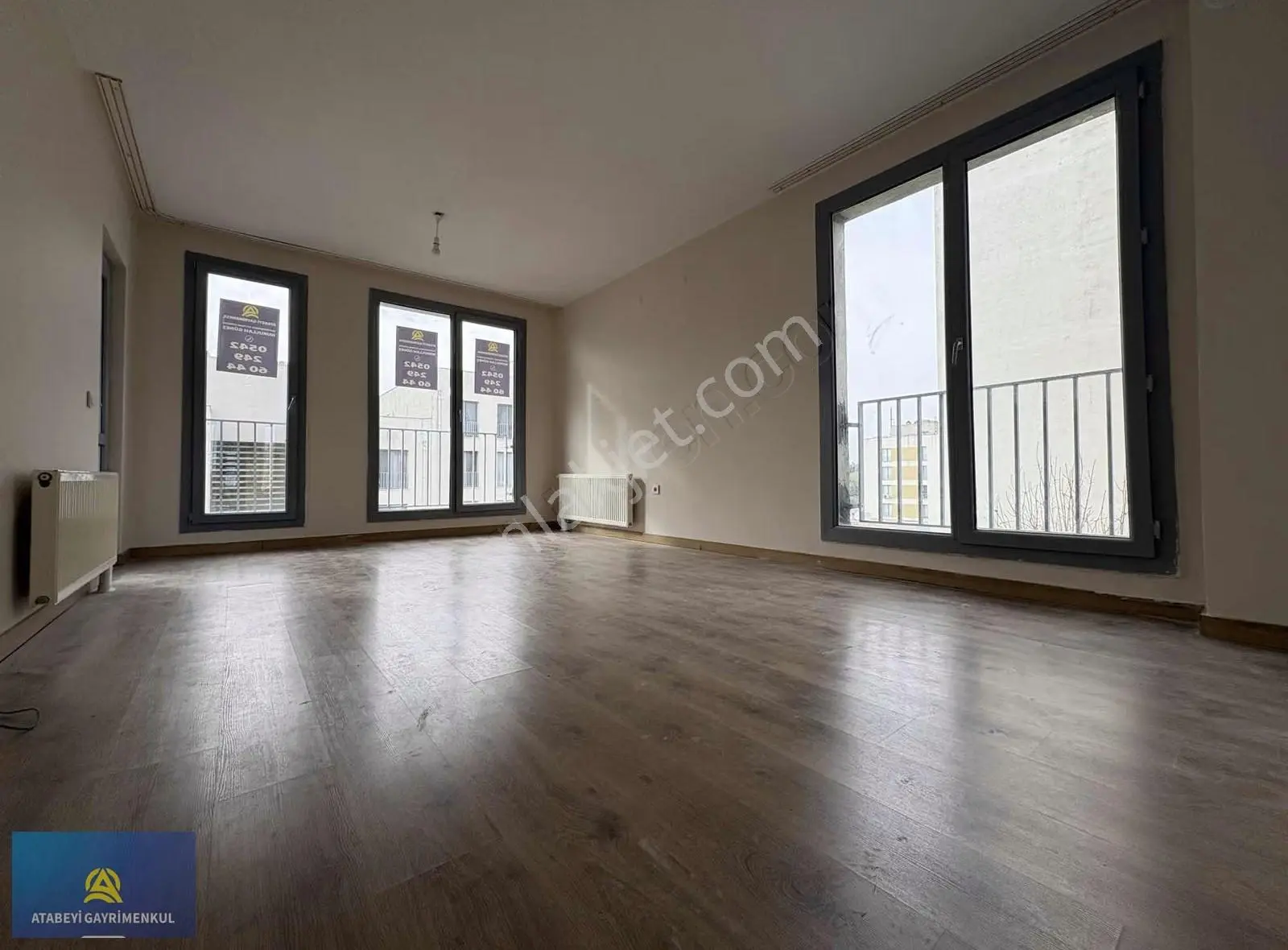Toki 24.bölgede 2+1 82 M2 1.kat Boş Yeni Boyalı Kiralık Daire