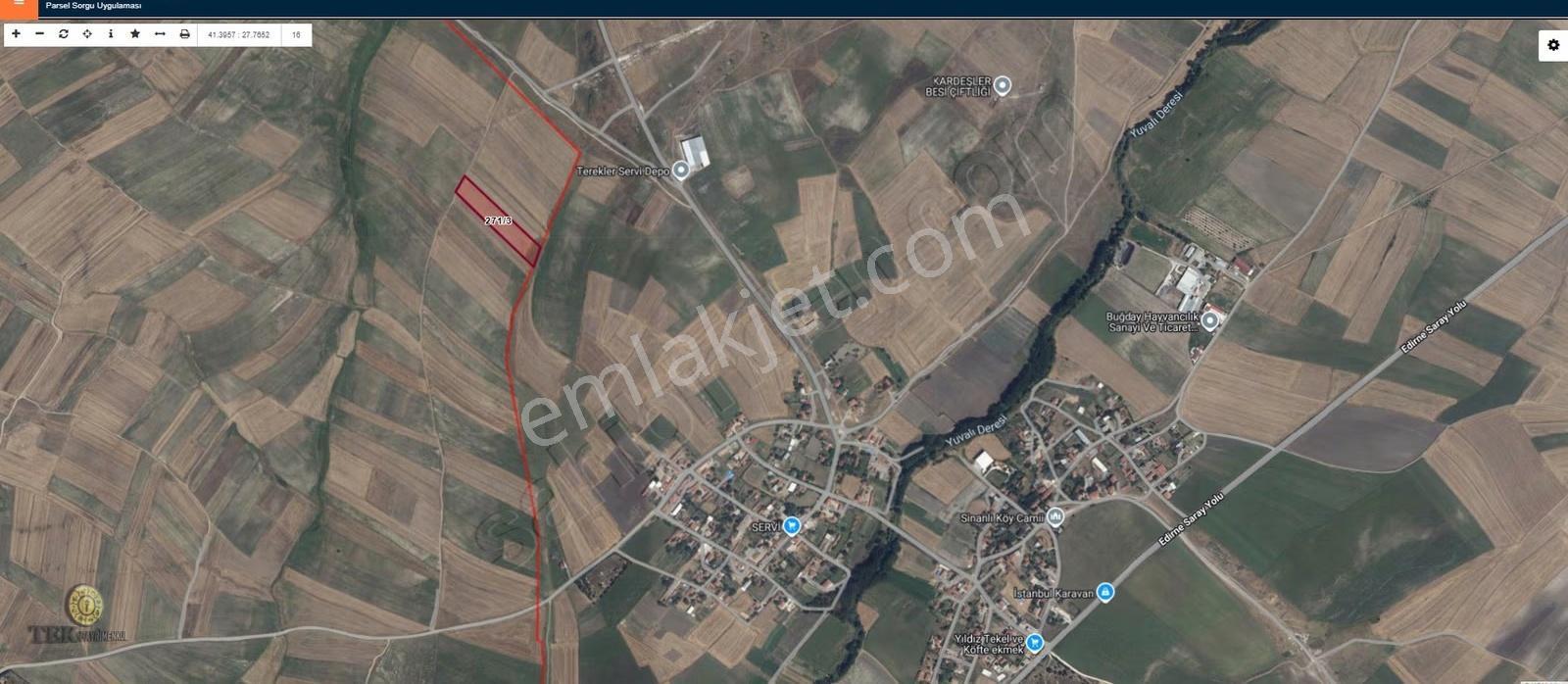 Tekirdağ Saray Büyük Yoncalı Köyünde Satılık Fırsat Tarlamız
