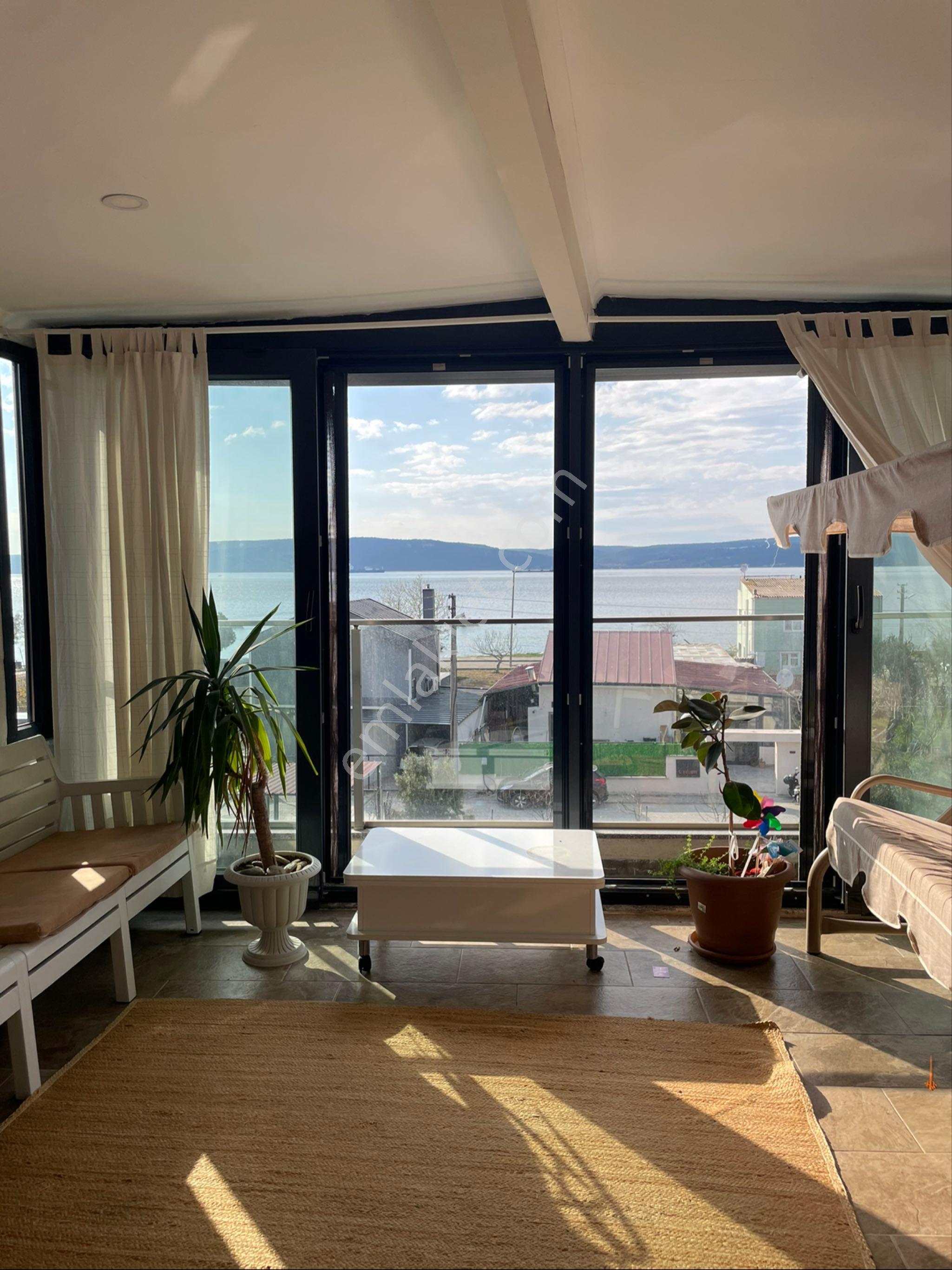 Denize 50 Metre Mesafede Deniz Manzaralı Geniş Dubleks Daire - Görsel 21