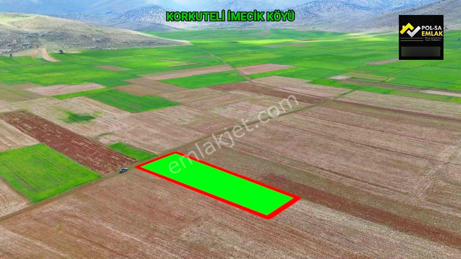 Korkuteli İmecik Köyü Satılık 1.886m2 Tarla Resmi Yol Var - Görsel 6